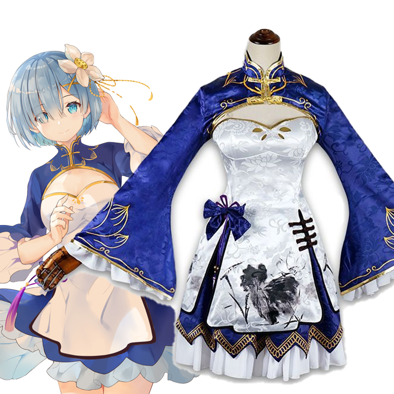Rem Ram Cosplay Cheongsam Anim - South Korea Lifestyle incelemesi ve fiyatı